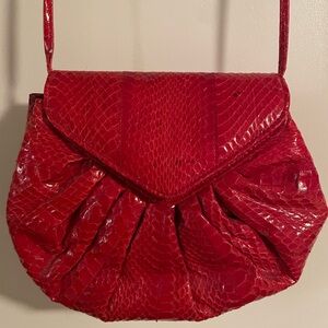 Vintage Neiman Marcus Snake Embossed Handbag